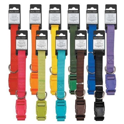 Ошейник нейлоновый Zack & Zoey® для шеи 35-50 см. фото 2